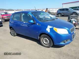 2009 Chevrolet Aveo 1LT z VIN KL1TD66E19B307922, wystawiony jako IAAI lot #43258888 z przebiegiem 150 139 mil mil oraz . Historia ofert i sprzedaży dostępna na DreamBid. Obrazek 1.