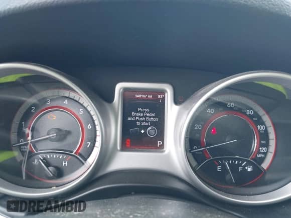 2012 Dodge Journey SE z VIN 3C4PDCABXCT255928, wystawiony jako IAAI lot #42536508 z przebiegiem 148 167 mil mil oraz . Historia ofert i sprzedaży dostępna na DreamBid. Obrazek 7.