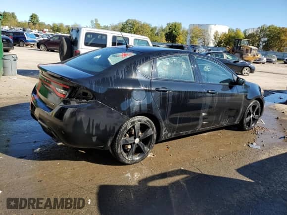 2015 Dodge Dart GT with VIN 1C3CDFEB9FD123459, listed as a Copart auction lot 84659415 with 94,593 mi miles and Salvage title. Bid and sale history available at DreamBid. Image 3.