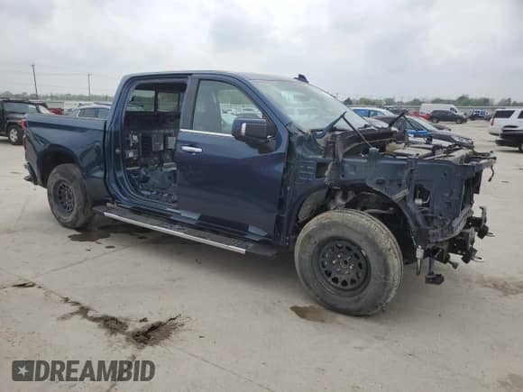 2019 Chevrolet Silverado 1500 with VIN 1GCPWFEDXKZ161658, listed as a Copart auction lot 51534115 with Not provided miles and Salvage title. Bid and sale history available at DreamBid. Image 4.