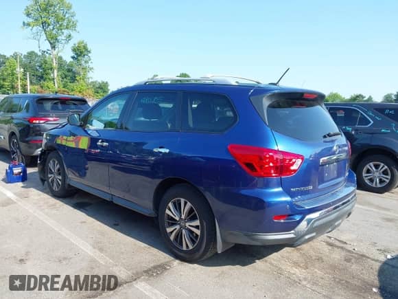 2018 Nissan Pathfinder S with VIN 5N1DR2MN7JC603788, listed as a IAAI auction lot 42462364 with 89,487 mi miles and . Bid and sale history available at DreamBid. Image 3.