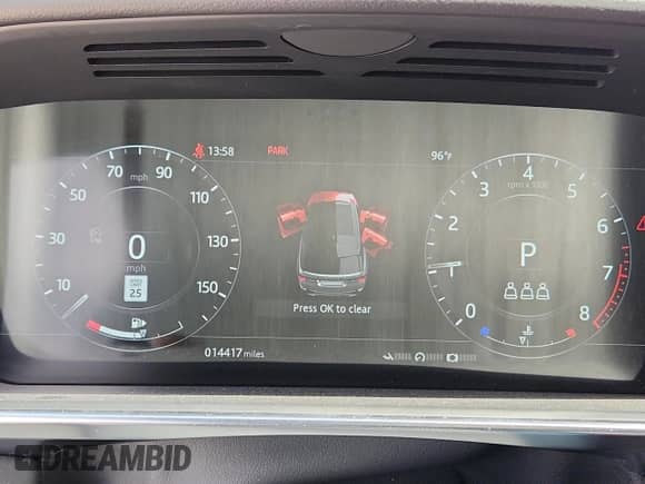 2022 Land Rover Range Rover Sport HST with VIN SALWS2RU6NA236572, listed as a Copart auction lot 69869635 with 14,417 mi miles and Salvage title. Bid and sale history available at DreamBid. Image 9.