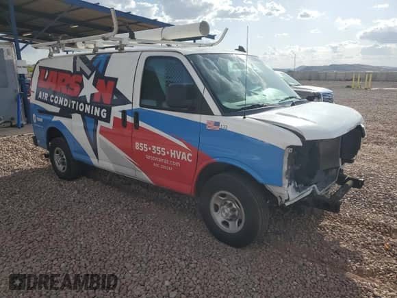 2022 Chevrolet Express Cargo с VIN 1GCWGAFP2N1291652, выставлен на аукционе Copart как лот 63129415 с пробегом 51 110 миль миль и Списание • Salvage title. История ставок и продаж доступна на DreamBid. Изображение 4.