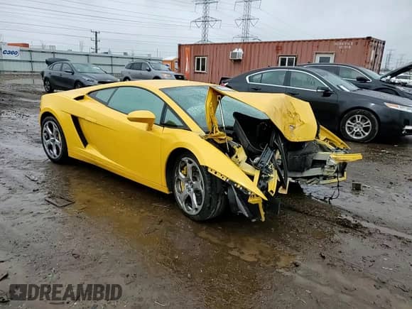 2004 Lamborghini Gallardo with VIN ZHWGU11S34LA01652, listed as a Copart auction lot 49695214 with Not provided miles and Salvage title. Bid and sale history available at DreamBid. Image 11.
