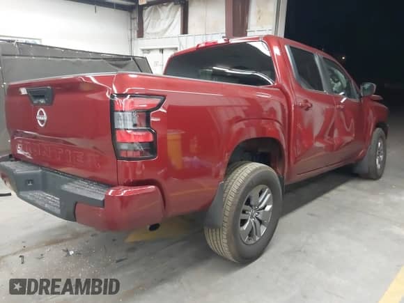 2025 Nissan Frontier SV with VIN 1N6ED1EJXSN608533, listed as a IAAI auction lot 42420640 with 1,953 mi miles and . Bid and sale history available at DreamBid. Image 4.