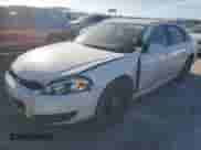 2012 Chevrolet Impala Police Police with VIN 2G1WD5E31C1151753, listed as a Copart auction lot 46351215 with 128,468 mi miles and Salvage title. Bid and sale history available at DreamBid. Image 1.