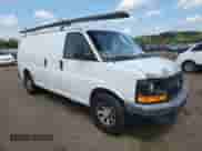 2009 Chevrolet Express Cargo with VIN 1GCFG15XX91138279, listed as a Copart auction lot 66275465 with 282,089 mi miles and Salvage title. Bid and sale history available at DreamBid. Image 4.