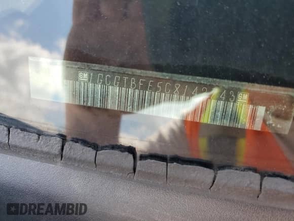 2012 Chevrolet Colorado with VIN 1GCGTBFE5C8142743, listed as a Copart auction lot 57261375 with 111,052 mi miles and Clean title. Bid and sale history available at DreamBid. Image 12.