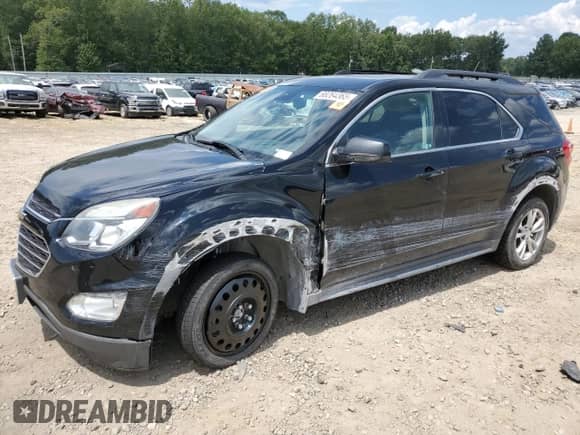 2017 Chevrolet Equinox LT with VIN 2GNALCEK2H1520926, listed as a Copart auction lot 68264365 with 160,318 mi miles and Salvage title. Bid and sale history available at DreamBid. Image 1.
