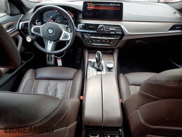 2023 BMW 5 Series 540i xDrive with VIN WBA73BJ07PCN26258, listed as a Copart auction lot 86902364 with 16,347 mi miles and Salvage title. Bid and sale history available at DreamBid. Image 8.