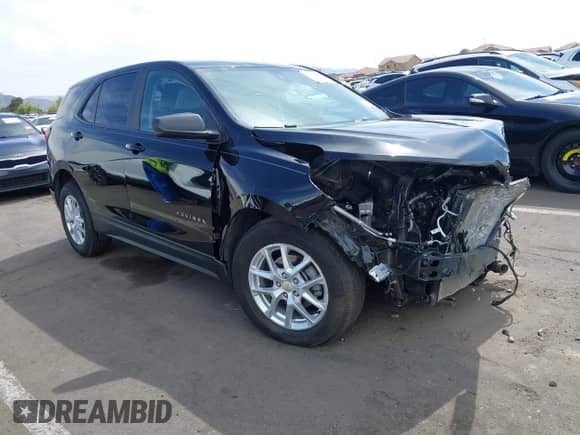 2022 Chevrolet Equinox LS z VIN 2GNAXHEV3N6141668, wystawiony jako IAAI lot #42354457 z przebiegiem 46 521 mil mil oraz . Historia ofert i sprzedaży dostępna na DreamBid. Obrazek 1.