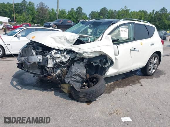 2009 Nissan Murano SL with VIN JN8AZ18W79W102421, listed as a IAAI auction lot 42411663 with Not provided miles and . Bid and sale history available at DreamBid. Image 2.