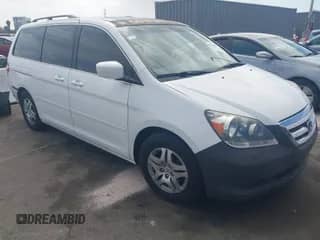 2007 Honda Odyssey EX-L с VIN 5FNRL38797B400703, выставлен на аукционе IAAI как лот 43265693 с пробегом 188 480 миль миль и . История ставок и продаж доступна на DreamBid. Изображение 1.