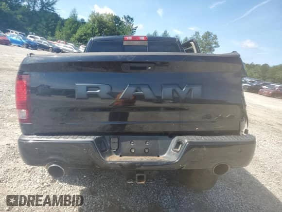 2017 Ram 1500 Night z VIN 1C6RR7MT6HS631059, wystawiony jako Copart lot #61180345 z przebiegiem 153 652 mil mil oraz Szkoda całkowita • Salvage title. Historia ofert i sprzedaży dostępna na DreamBid. Obrazek 6.