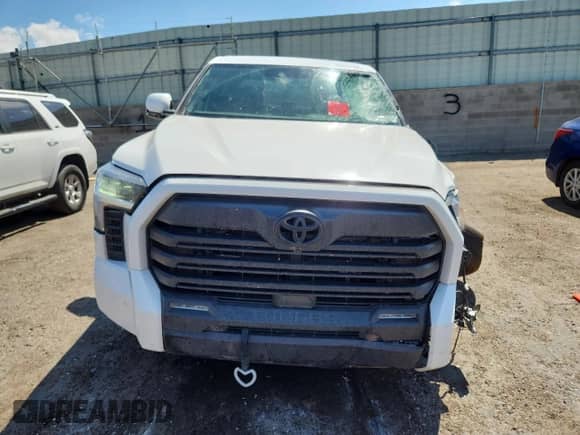 2025 Toyota Tundra SR with VIN 5TFLA5DB9SX315019, listed as a Copart auction lot 69427205 with Not provided miles and Salvage title. Bid and sale history available at DreamBid. Image 5.