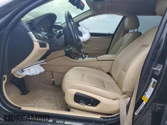 2015 BMW 5 Series 528i with VIN WBA5A5C54FD522801, listed as a Copart auction lot 81529765 with 175,095 mi miles and Salvage title. Bid and sale history available at DreamBid. Image 7.