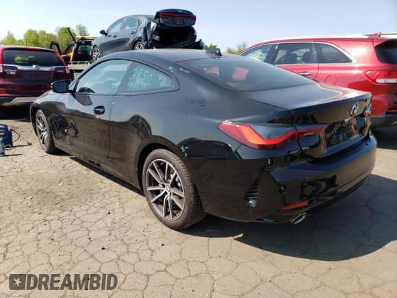 2023 BMW 4 Series 430i xDrive with VIN WBA73AP09PCL27648, listed as a Copart auction lot 49793493 with 6,717 mi miles and . Bid and sale history available at DreamBid. Image 2.