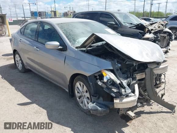 2014 Dodge Dart SXT with VIN 1C3CDFBB6ED822258, listed as a IAAI auction lot 43276050 with 126,919 mi miles and . Bid and sale history available at DreamBid. Image 1.
