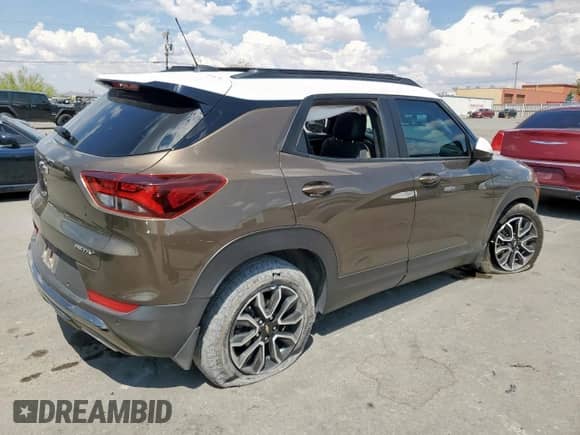 2021 Chevrolet TrailBlazer ACTIV с VIN KL79MSSL7MB155716, выставлен на аукционе Copart как лот 70516185 с пробегом 42 328 миль миль и Списание • Salvage title. История ставок и продаж доступна на DreamBid. Изображение 3.
