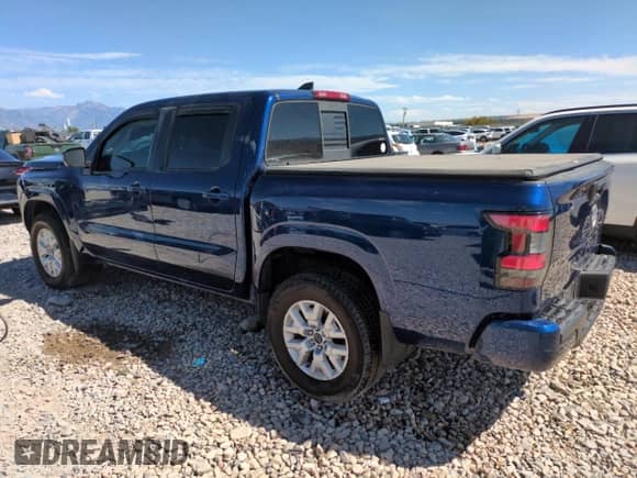 2022 Nissan Frontier S with VIN 1N6ED1EK4NN684455, listed as a Copart auction lot 67011375 with 20,192 mi miles and Salvage title. Bid and sale history available at DreamBid. Image 2.