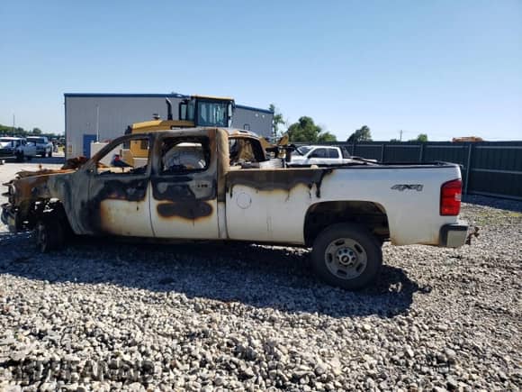 2012 Chevrolet Silverado 2500HD Work Truck with VIN 1GC1KVC88CF214359, listed as a Copart auction lot 58198754 with Not provided miles and Non repairable. Bid and sale history available at DreamBid. Image 2.