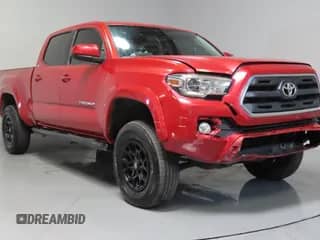 2017 Toyota Tacoma SR5 with VIN 3TMBZ5DN8HM011242, listed as a Copart auction lot 64121665 with 118,954 mi miles and Salvage title. Bid and sale history available at DreamBid. Image 1.