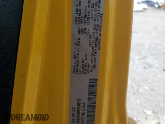 2021 Jeep Wrangler Unlimited Sport with VIN 1C4HJXKN4MW606809, listed as a Copart auction lot 56288484 with 59,561 mi miles and Salvage title. Bid and sale history available at DreamBid. Image 12.