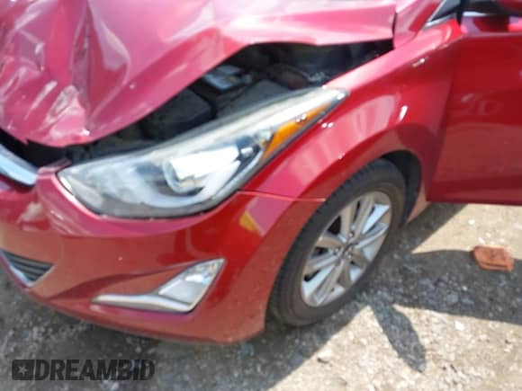 2015 Hyundai Elantra SE z VIN 5NPDH4AE9FH629053, wystawiony jako IAAI lot #43055338 z przebiegiem 119 723 mil mil oraz . Historia ofert i sprzedaży dostępna na DreamBid. Obrazek 6.