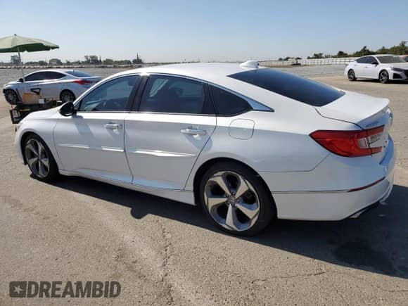 2018 Honda Accord Touring z VIN 1HGCV1F90JA007814, wystawiony jako Copart lot #80330735 z przebiegiem 169 248 mil mil oraz Szkoda całkowita • Salvage title. Historia ofert i sprzedaży dostępna na DreamBid. Obrazek 2.