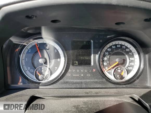 2022 Ram 1500 Tradesman with VIN 3C6RR6KG6NG172733, listed as a Copart auction lot 76056744 with 53,094 mi miles and Salvage title. Bid and sale history available at DreamBid. Image 9.