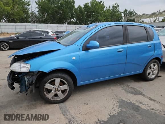 2006 Chevrolet Aveo LT с VIN KL1TG66686B647452, выставлен на аукционе Copart как лот 67110925 с пробегом 96 664 миль миль и На запчасти • Non repairable. История ставок и продаж доступна на DreamBid. Изображение 1.