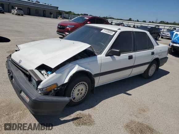 1989 Honda Accord с VIN JHMCA5625KC006649, выставлен на аукционе Copart как лот 51335055 с пробегом 102 174 миль миль и Списание • Salvage title. История ставок и продаж доступна на DreamBid. Изображение 1.