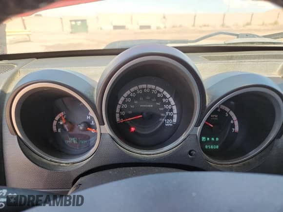2007 Dodge Nitro SLT with VIN 1D8GU58K77W734861, listed as a Copart auction lot 80159575 with 85,808 mi miles and Salvage title. Bid and sale history available at DreamBid. Image 9.