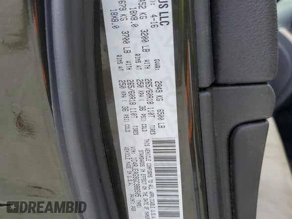 2016 Jeep Grand Cherokee 75th Anniversary with VIN 1C4RJEAG9GC386505, listed as a Copart auction lot 72003625 with 214,743 mi miles and Salvage title. Bid and sale history available at DreamBid. Image 13.