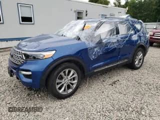 2022 Ford Explorer Limited z VIN 1FMSK8FH9NGB35762, wystawiony jako Copart lot #69483235 z przebiegiem Nie podano mil oraz Szkoda całkowita • Salvage title. Historia ofert i sprzedaży dostępna na DreamBid. Obrazek 1.