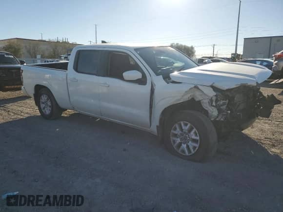 2022 Nissan Frontier SV with VIN 1N6ED1FJ6NN607236, listed as a Copart auction lot 46663385 with 18,347 mi miles and Salvage title. Bid and sale history available at DreamBid. Image 4.