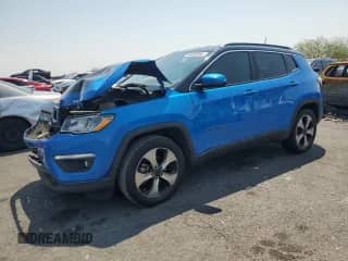 2019 Jeep Compass Altitude with VIN 3C4NJCBB4KT616373, listed as a Copart auction lot 64059965 with 100,544 mi miles and Salvage title. Bid and sale history available at DreamBid. Image 1.