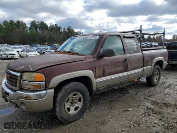 2003 GMC Sierra 1500 SLE with VIN 2GTEK19V431196215, listed as a Copart auction lot 80079164 with Not provided miles and Clean title. Bid and sale history available at DreamBid. Image 1.