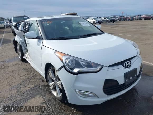 2017 Hyundai Veloster with VIN KMHTC6ADXHU318331, listed as a IAAI auction lot 41588356 with 48,282 mi miles and . Bid and sale history available at DreamBid. Image 1.