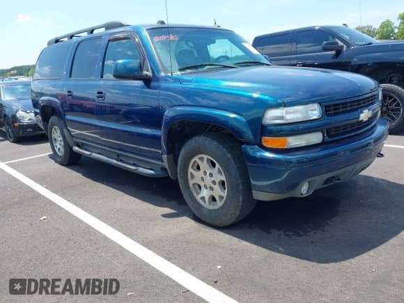 2005 Chevrolet Suburban Z71 z VIN 3GNFK16Z45G192341, wystawiony jako IAAI lot #42861148 z przebiegiem 202 804 mil mil oraz . Historia ofert i sprzedaży dostępna na DreamBid. Obrazek 1.