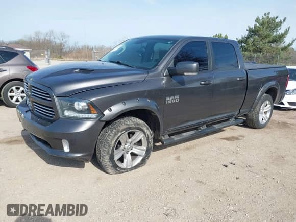 2014 Ram 1500 Sport with VIN 1C6RR7UT0ES155788, listed as a IAAI auction lot 42104074 with 162,777 mi miles and . Bid and sale history available at DreamBid. Image 17.