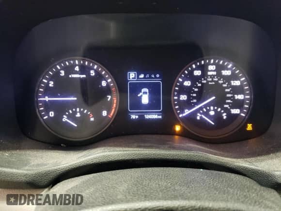 2018 Hyundai Tucson SEL with VIN KM8J3CA40JU702971, listed as a Copart auction lot 67353985 with 124,094 mi miles and Salvage title. Bid and sale history available at DreamBid. Image 9.