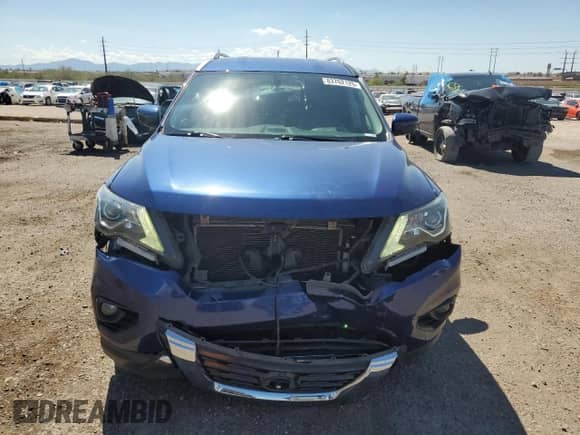 2018 Nissan Pathfinder SV with VIN 5N1DR2MN8JC614217, listed as a Copart auction lot 83762125 with 129,883 mi miles and Salvage title. Bid and sale history available at DreamBid. Image 5.