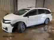 2025 Honda Odyssey EX-L z VIN 5FNRL6H64SB026700, wystawiony jako Copart lot #65071795 z przebiegiem 25 539 mil mil oraz Szkoda całkowita • Salvage title. Historia ofert i sprzedaży dostępna na DreamBid. Obrazek 1.