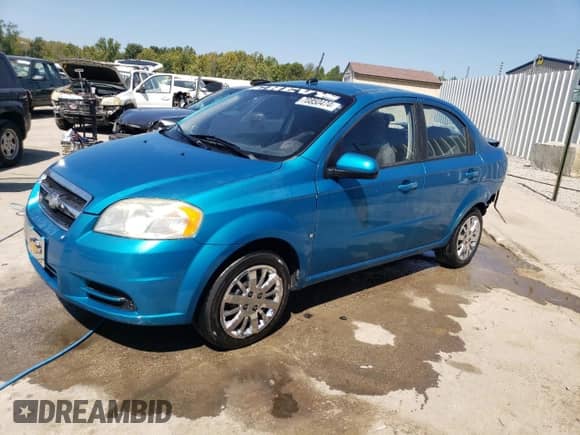 2009 Chevrolet Aveo LS z VIN KL1TD56E49B661962, wystawiony jako Copart lot #70850474 z przebiegiem 103 516 mil mil oraz Nie do naprawy • Non repairable. Historia ofert i sprzedaży dostępna na DreamBid. Obrazek 1.