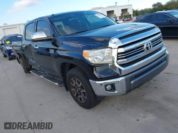 2016 Toyota Tundra Platinum with VIN 5TFGW5F15GX206197, listed as a IAAI auction lot 41315319 with 63,022 mi miles and . Bid and sale history available at DreamBid. Image 1.