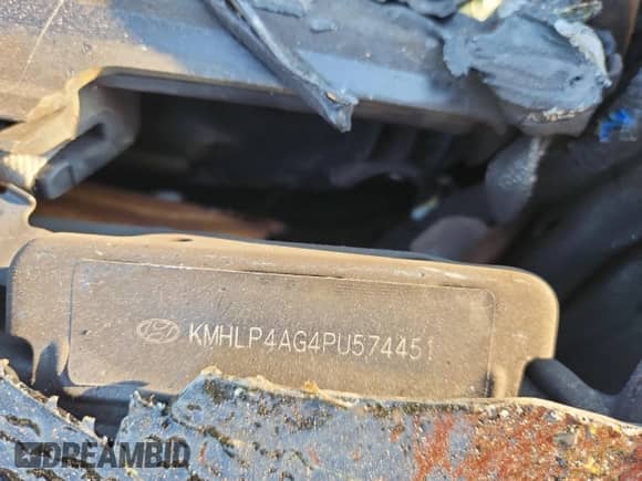 2023 Hyundai Elantra Limited with VIN KMHLP4AG4PU574451, listed as a Copart auction lot 80637095 with Not provided miles and Salvage title. Bid and sale history available at DreamBid. Image 12.