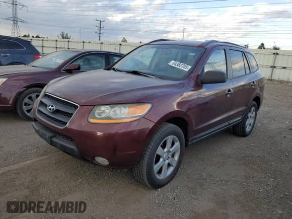 2008 Hyundai Santa Fe SE z VIN 5NMSH13E98H191573, wystawiony jako Copart lot #84382705 z przebiegiem 165 303 mil mil oraz Szkoda całkowita • Salvage title. Historia ofert i sprzedaży dostępna na DreamBid. Obrazek 1.