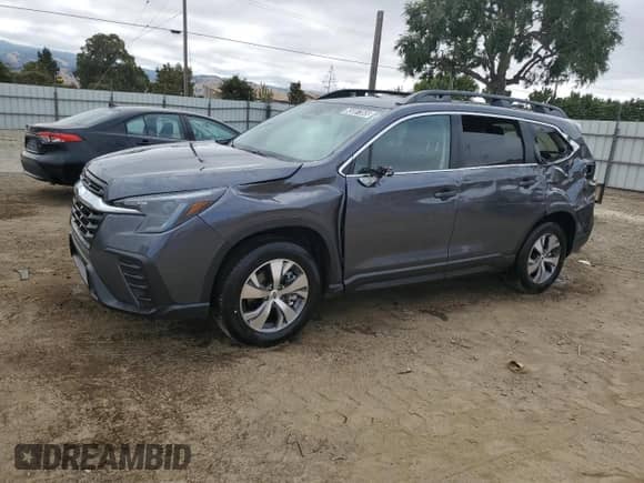 2025 Subaru Ascent Premium с VIN 4S4WMADD6S3424765, выставлен на аукционе Copart как лот 65087365 с пробегом 1 998 миль миль и Чистый • Clean title. История ставок и продаж доступна на DreamBid. Изображение 1.