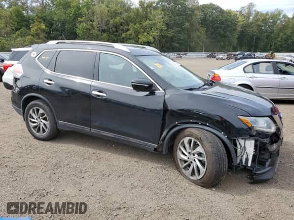 2015 Nissan Rogue SL с VIN 5N1AT2MVXFC843302, выставлен на аукционе Copart как лот 80697015 с пробегом 71 097 миль миль и Списание • Salvage title. История ставок и продаж доступна на DreamBid. Изображение 4.